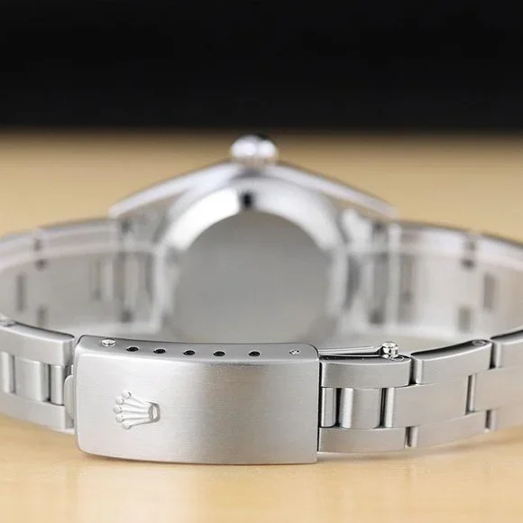 PAPERS! Rolex Oyster Ladies Black 24mm Watch! MINT! SALE! - Picture 9 of 10